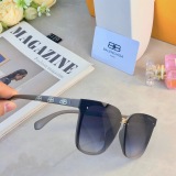 Balenciaga New Fashion Retro Sunscreen Square Frame Sunglasses