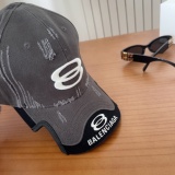 Balenciaga Classic Embroidered Splicing Baseball Hat Couple's Casual Versatile Duck Tongue Hat