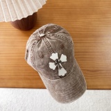 Chrome Hearts Retro Washed Baseball Hat Couple Casual Versatile Duck Tongue Hat