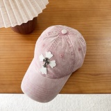 Chrome Hearts Retro Washed Baseball Hat Couple Casual Versatile Duck Tongue Hat