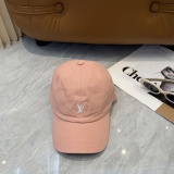 Louis Vuitton Simple Embroidered Logo Baseball Hat Unisex Casual Versatile Duck Tongue Hat 