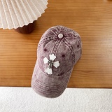 Chrome Hearts Retro Washed Baseball Hat Couple Casual Versatile Duck Tongue Hat