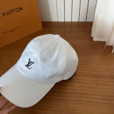 Louis Vuitton Simple Embroidered Logo Baseball Hat Unisex Casual Versatile Duck Tongue Hat