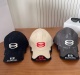 Balenciaga Classic Embroidered Splicing Baseball Hat Couple's Casual Versatile Duck Tongue Hat