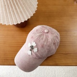 Chrome Hearts Retro Washed Baseball Hat Couple Casual Versatile Duck Tongue Hat