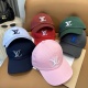 Louis Vuitton Classic Embroidered Baseball Hat Unisex Casual Versatile Duck Tongue Hat
