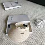 Dior Fashion Versatile Hollow Sunshade Hat with Empty Top