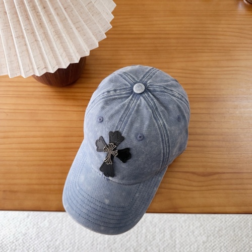 Chrome Hearts Retro Washed Baseball Hat Couple Casual Versatile Duck Tongue Hat