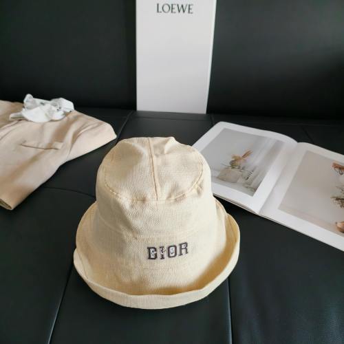 Dior New Versatile Simple Irregular Fisherman's Hat