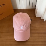 Louis Vuitton Simple Embroidered Logo Baseball Hat Unisex Casual Versatile Duck Tongue Hat