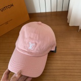 Louis Vuitton Simple Embroidered Logo Baseball Hat Unisex Casual Versatile Duck Tongue Hat