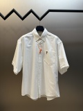 Ami Paris Classic Love Embroidered Casual Versatile Short Sleeve Shirt