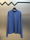 Prada Classic Triangle Logo Casual Versatile Round Neck Long Sleeve T-shirt