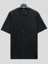Louis Vuitton Couple Fashion Heavy Industry Embroidery Knitted Casual Short Sleeves