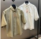 Ami Paris Classic Love Embroidered Casual Versatile Short Sleeve Shirt