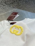 Gucci Fashion Plush GG Round Neck Short Sleeve Couple Casual Loose T-shirt
