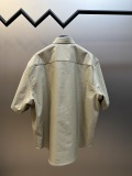 Ami Paris Classic Love Embroidered Casual Versatile Short Sleeve Shirt