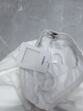 Chanel 26SS Fashion Embroidered Logo Elastic Waist Casual Shorts