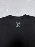 Louis Vuitton 26SS Spring/Summer Hot Diamond Logo Short Sleeve Unisex Versatile Casual T-shirt
