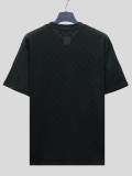 Louis Vuitton Couple Fashion Heavy Industry Embroidery Knitted Casual Short Sleeves