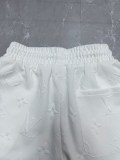 Louis Vuitton Spring/Summer Logo Jacquard Shorts Couple Versatile Drawstring Sports Shorts