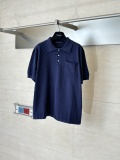 Louis Vuitton 26SS Fashion Dark Pattern Checkerboard Jacquard Knitted Short Sleeve PoLo