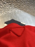 Prada Classic Simple Round Neck T-shirt Couple Casual Oversize Short Sleeve