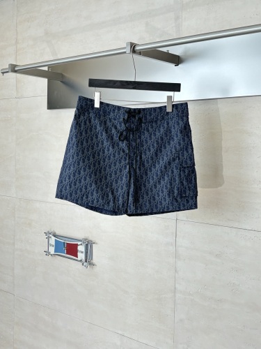 Dior Classic Full Letter Beach Casual Shorts