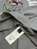 Louis Vuitton 26SS Fashion Iris Logo Printed Round Neck T-shirt Couple Casual Oversize Short Sleeve