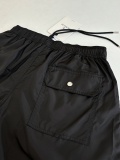 Moncler Unisex Classic Side Striped Nylon Casual Beach Shorts