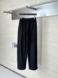 Balenciaga Fashion Pink Gradient Logo Printed Sports Pants Couple Versatile Casual Wide Leg Pants