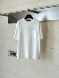 Louis Vuitton Couple Fashion Versatile Splicing Knitted Short Sleeve Set