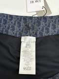 Dior Classic Full Letter Beach Casual Shorts
