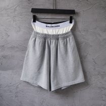 Balenciaga Fashion Embroidered Underwear Splicing Fake Two piece Sports Shorts Couple Versatile Casual Pants Balenciaga Fashion Embroidered Underwear Splicing Fake Two piece Sports Shorts Couple Versatile Casual Pants