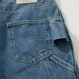Dior Classic Vine Pattern Denim Work Shorts