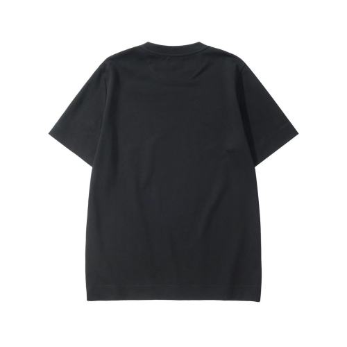 Fendi Fashion Embroidery FF Round Neck T-shirt Couple Casual Versatile Short Sleeve