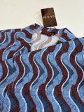 Gucci Fashion Blue Wave GG Old Flower Full Print Short Sleeve Shirt Set