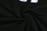 Dior Fashion Embroidered Flower Logo Round Neck T-shirt Couple Casual Loose Short Sleeve