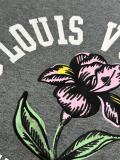 Louis Vuitton 26SS Fashion Iris Logo Printed Round Neck T-shirt Couple Casual Oversize Short Sleeve