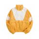 Louis Vuitton Fashion Full Logo Color blocked Stand up Collar Zipper Coat Set