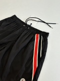 Moncler Unisex Classic Side Striped Nylon Casual Beach Shorts