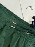 Moncler Unisex Classic Side Striped Nylon Casual Beach Shorts