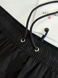 Moncler Unisex Classic Side Striped Nylon Casual Beach Shorts