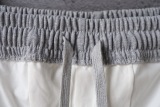 Balenciaga Fashion Embroidered Underwear Splicing Fake Two piece Sports Shorts Couple Versatile Casual Pants