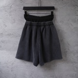 Balenciaga Fashion Embroidered Underwear Splicing Fake Two piece Sports Shorts Couple Versatile Casual Pants