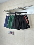 Moncler Unisex Classic Side Striped Nylon Casual Beach Shorts