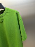 Prada Classic Simple Round Neck T-shirt Couple Casual Oversize Short Sleeve