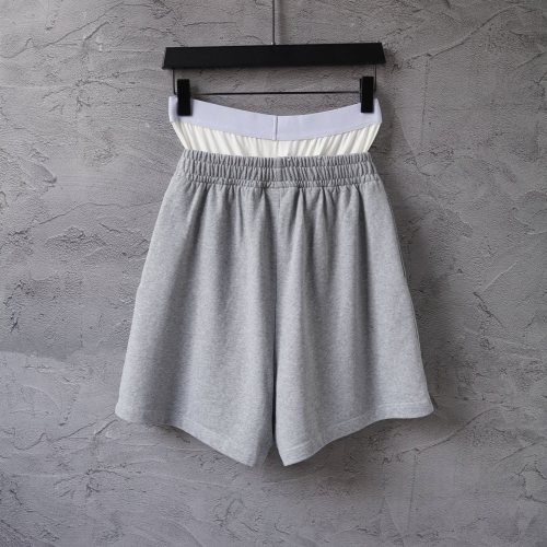Balenciaga Fashion Embroidered Underwear Splicing Fake Two piece Sports Shorts Couple Versatile Casual Pants