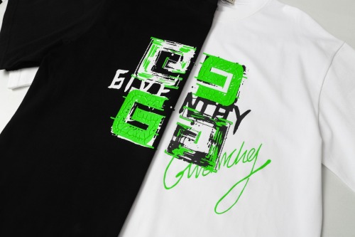 Givenchy Classic Logo Printed T-shirt Unisex Versatile Loose Short Sleeve