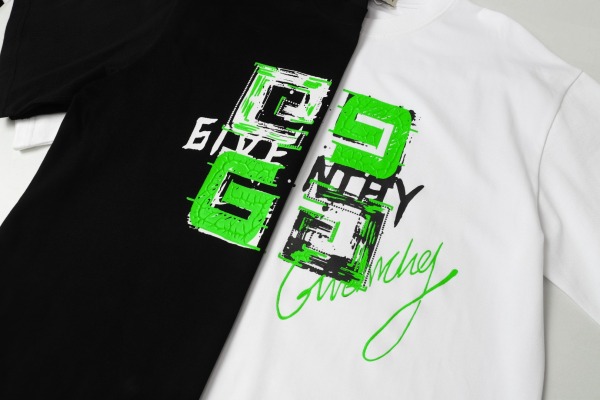 Givenchy Classic Logo Printed T-shirt Unisex Versatile Loose Short Sleeve